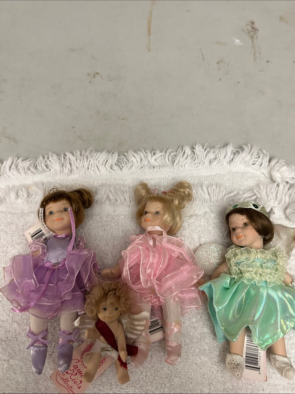 Cameo kids porcelain dolls- colorful w tags